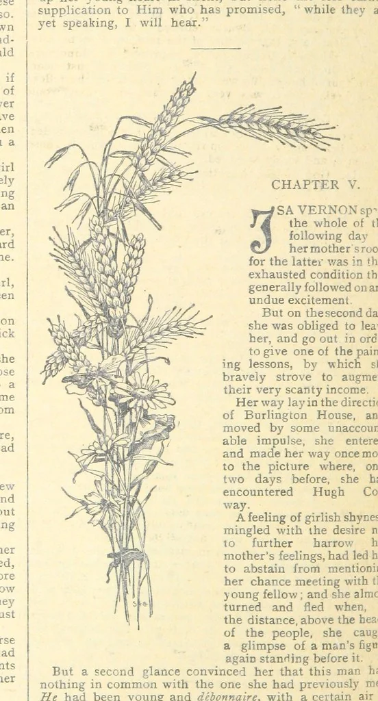 An illustration from Thrilling Life Stories for the Masses, 1892, leaf 196