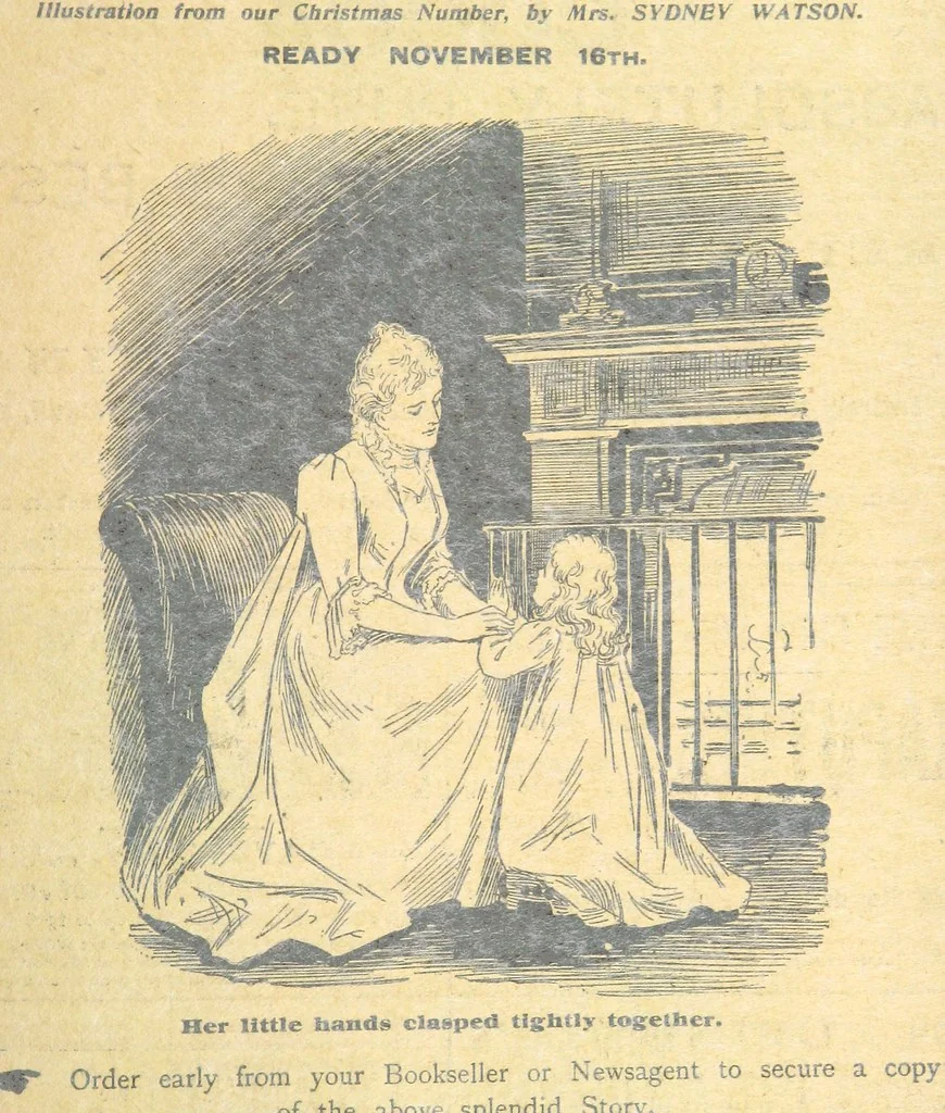An illustration from Thrilling Life Stories for the Masses, 1892, leaf 225