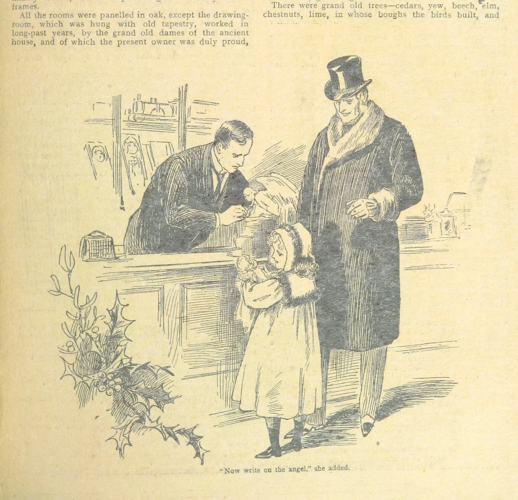 An illustration from Thrilling Life Stories for the Masses, 1892, leaf 229