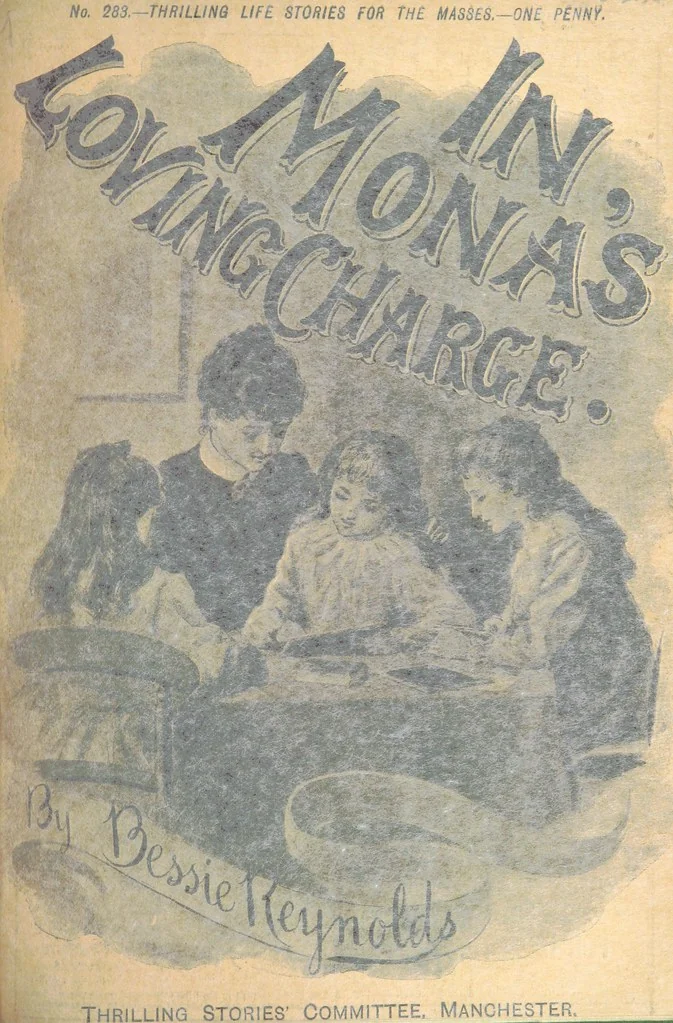 An illustration from Thrilling Life Stories for the Masses, 1892, leaf 283