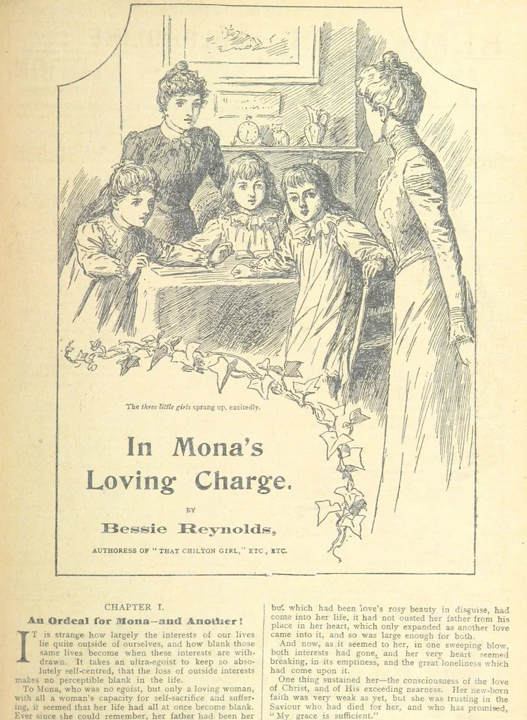 An illustration from Thrilling Life Stories for the Masses, 1892, leaf 285