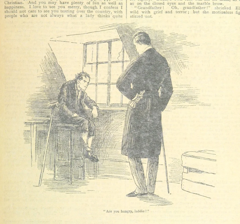 An illustration from Thrilling Life Stories for the Masses, 1892, leaf 307