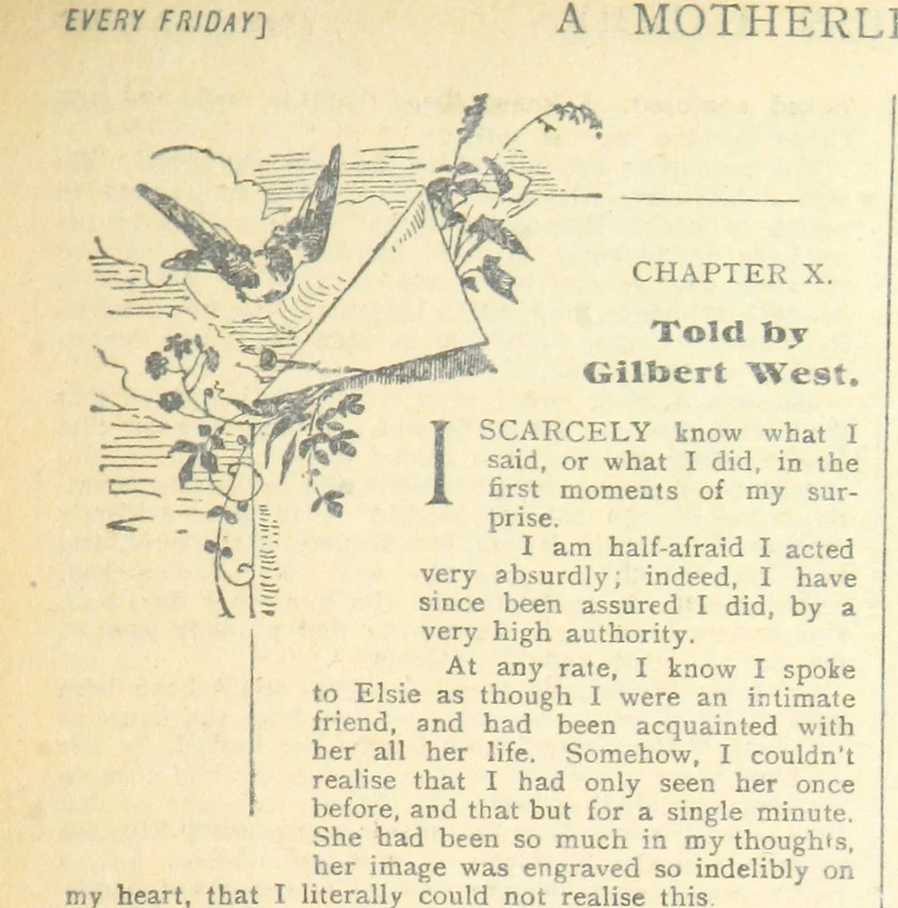 An illustration from Thrilling Life Stories for the Masses, 1892, leaf 317