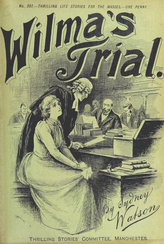 An illustration from Thrilling Life Stories for the Masses, 1892, leaf 363