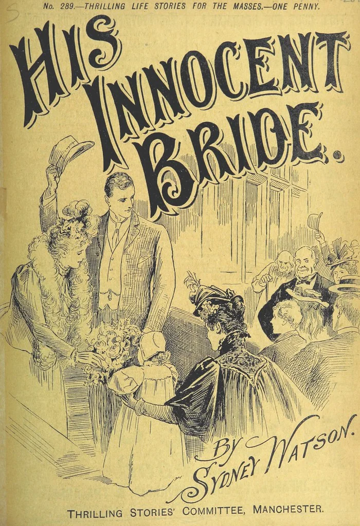 An illustration from Thrilling Life Stories for the Masses, 1892, leaf 403