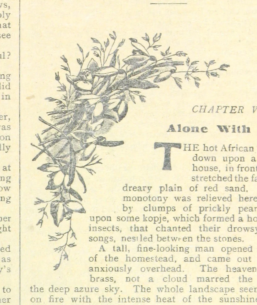 An illustration from Thrilling Life Stories for the Masses, 1892, leaf 433