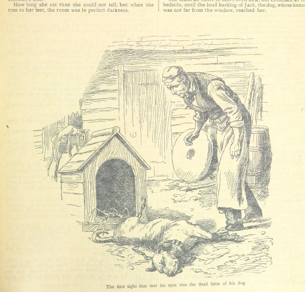 An illustration from Thrilling Life Stories for the Masses, 1892, leaf 79