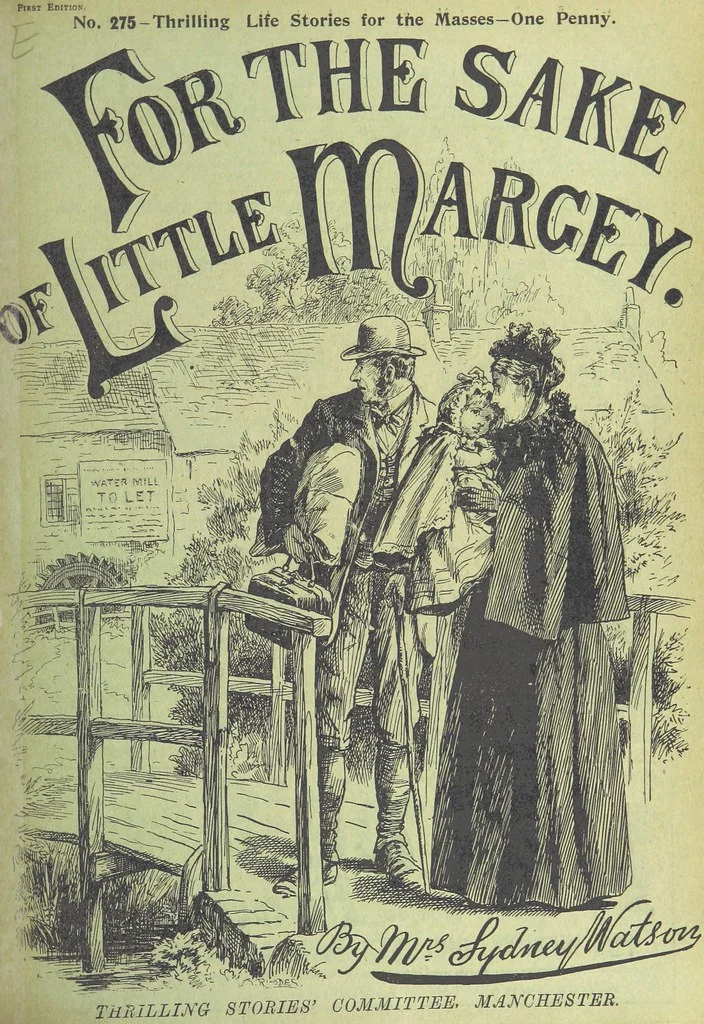 An illustration from Thrilling Life Stories for the Masses, 1892, leaf 87