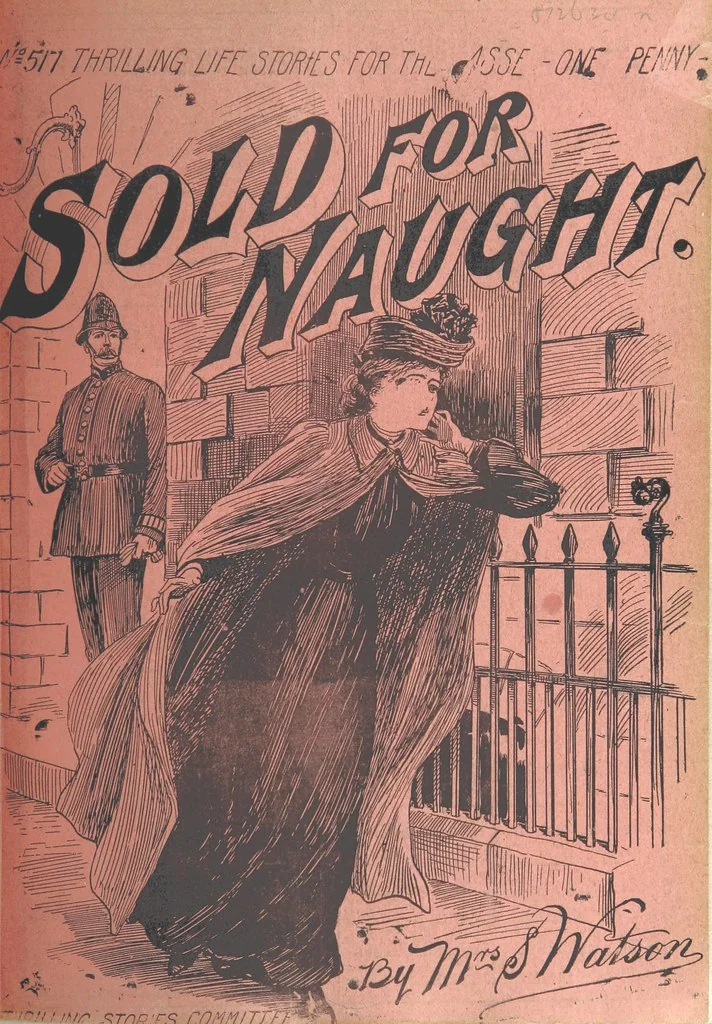 An illustration from Thrilling Life Stories for the Masses, 1892, leaf 127