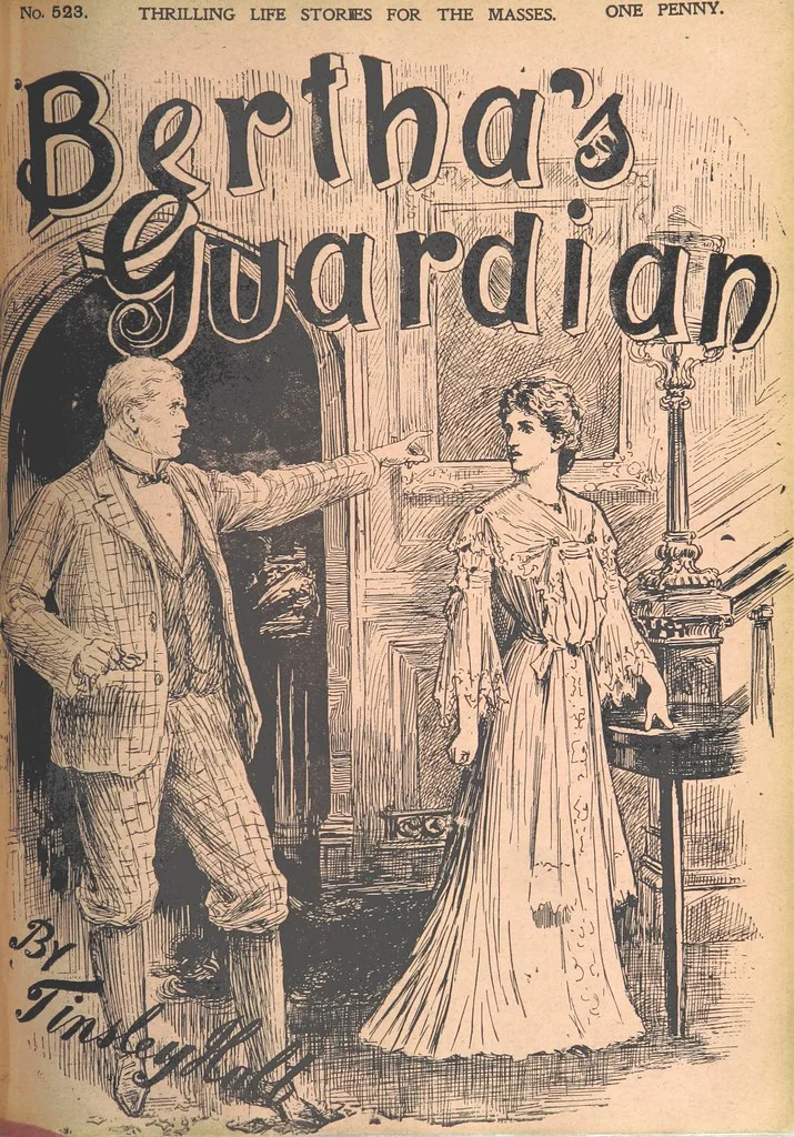 An illustration from Thrilling Life Stories for the Masses, 1892, leaf 247