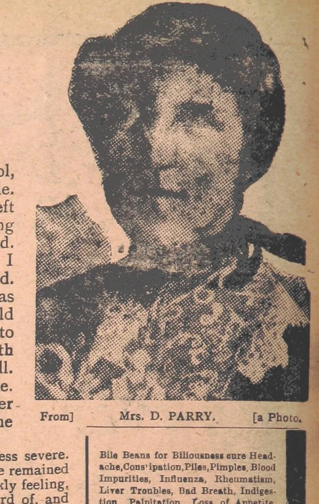 An illustration from Thrilling Life Stories for the Masses, 1892, leaf 46