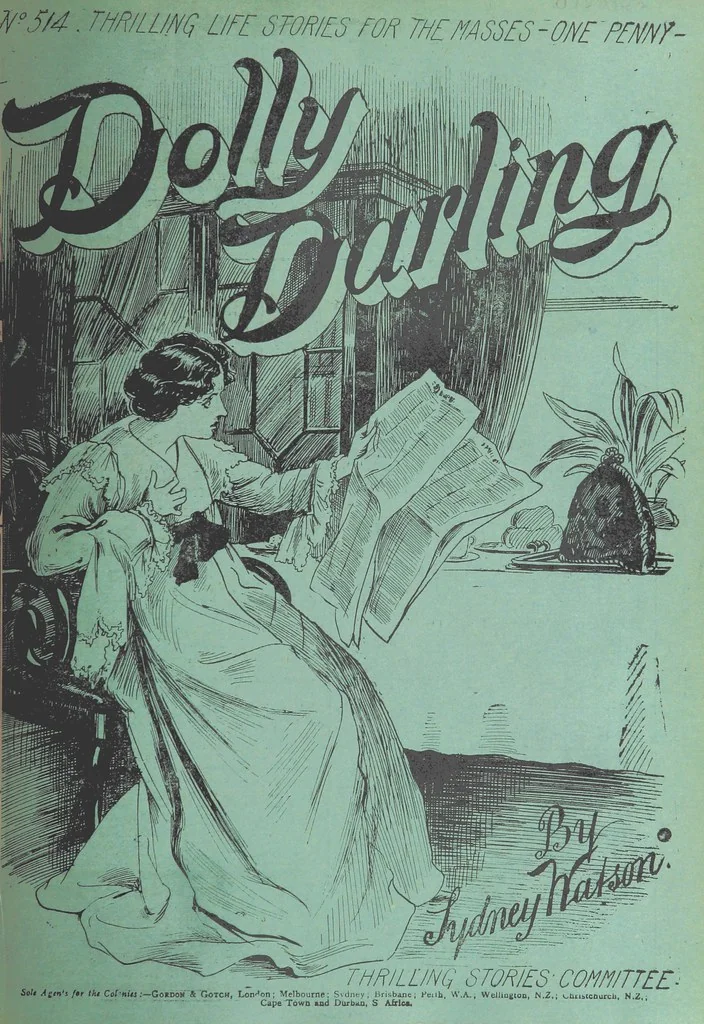 An illustration from Thrilling Life Stories for the Masses, 1892, leaf 67
