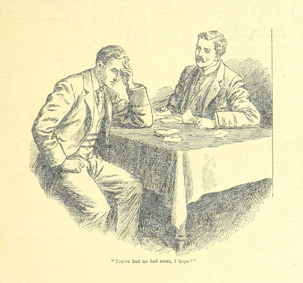 An illustration from Thrilling Life Stories for the Masses, 1892, leaf 111