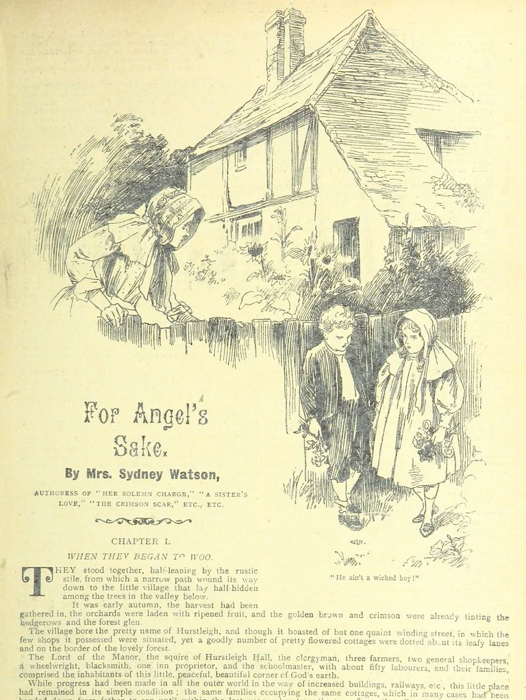 An illustration from Thrilling Life Stories for the Masses, 1892, leaf 129