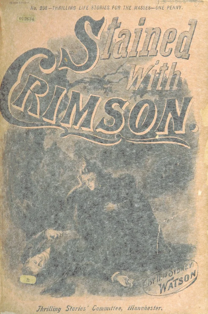 An illustration from Thrilling Life Stories for the Masses, 1892, leaf 167