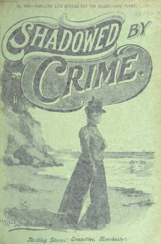 An illustration from Thrilling Life Stories for the Masses, 1892, leaf 207