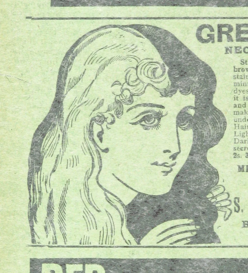 An illustration from Thrilling Life Stories for the Masses, 1892, leaf 208