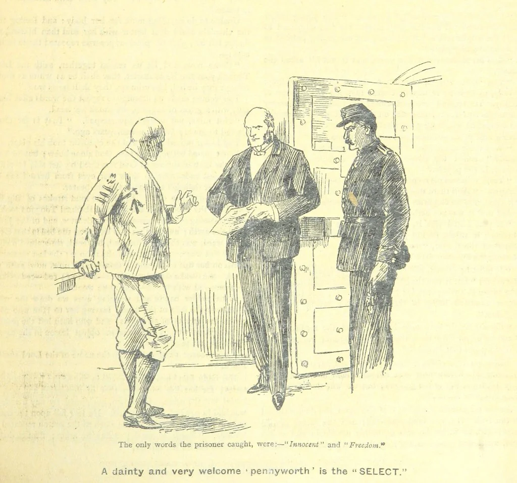 An illustration from Thrilling Life Stories for the Masses, 1892, leaf 235