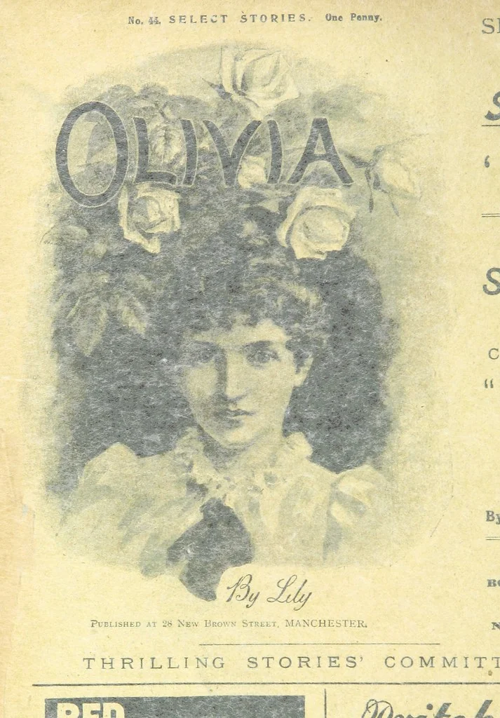An illustration from Thrilling Life Stories for the Masses, 1892, leaf 28