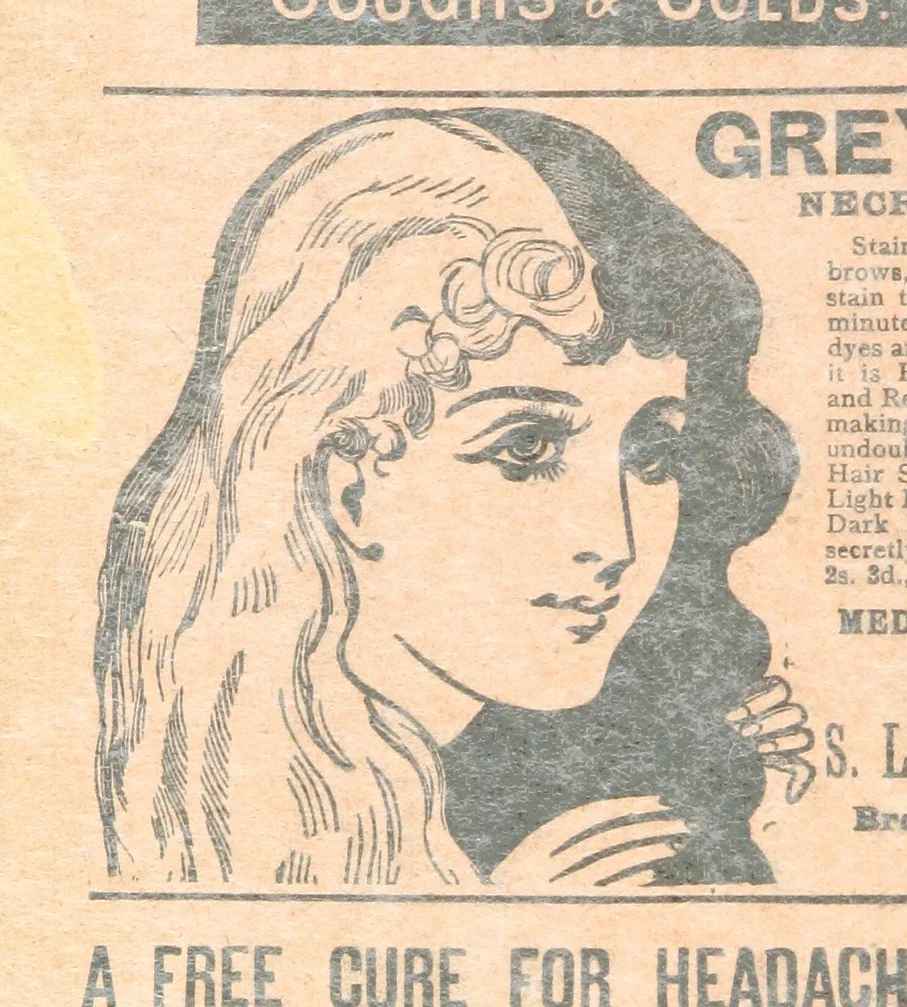 An illustration from Thrilling Life Stories for the Masses, 1892, leaf 288