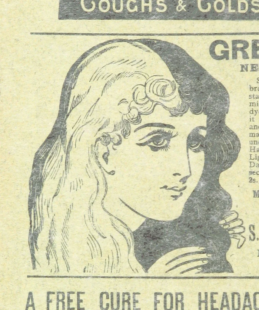 An illustration from Thrilling Life Stories for the Masses, 1892, leaf 308