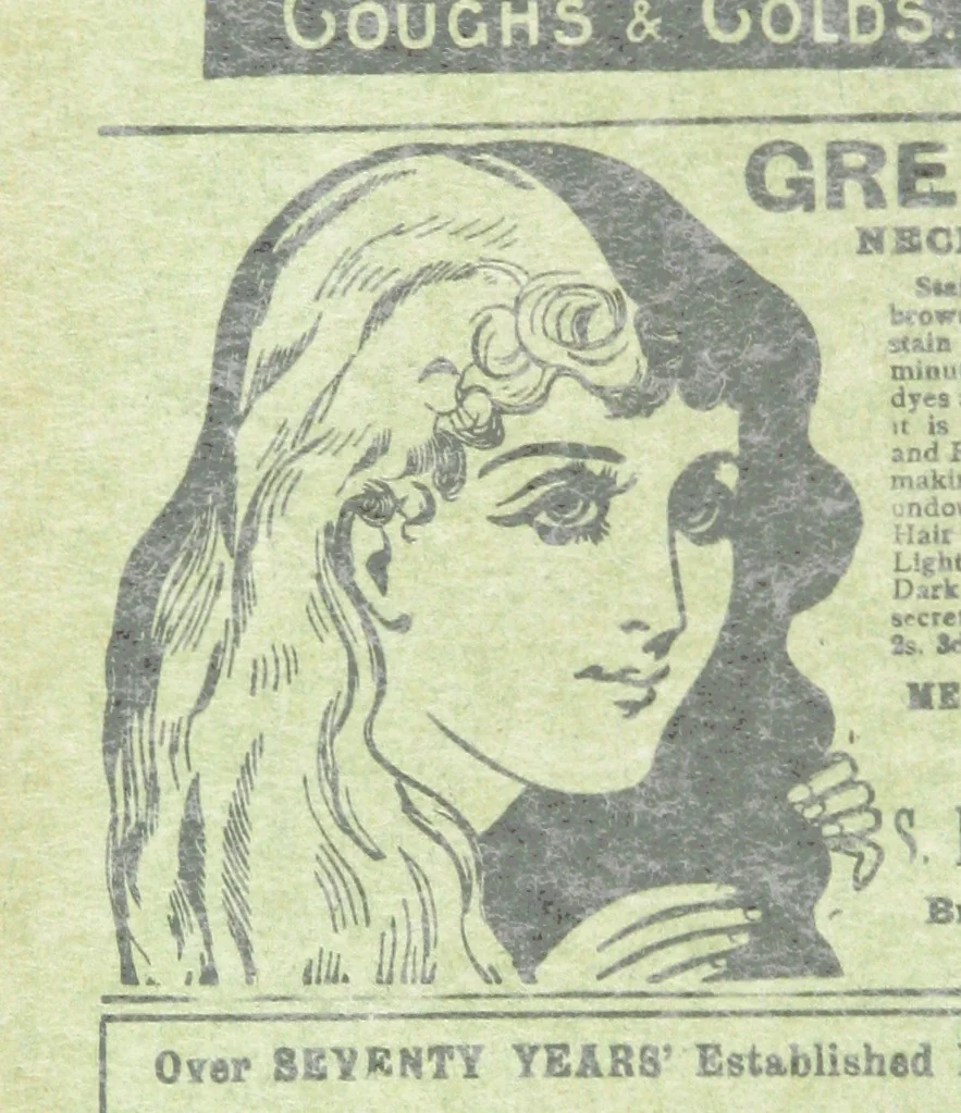 An illustration from Thrilling Life Stories for the Masses, 1892, leaf 388