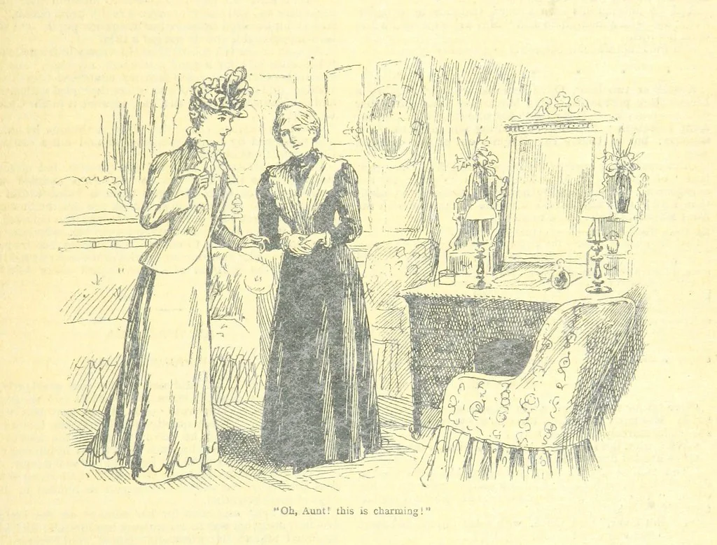 An illustration from Thrilling Life Stories for the Masses, 1892, leaf 391