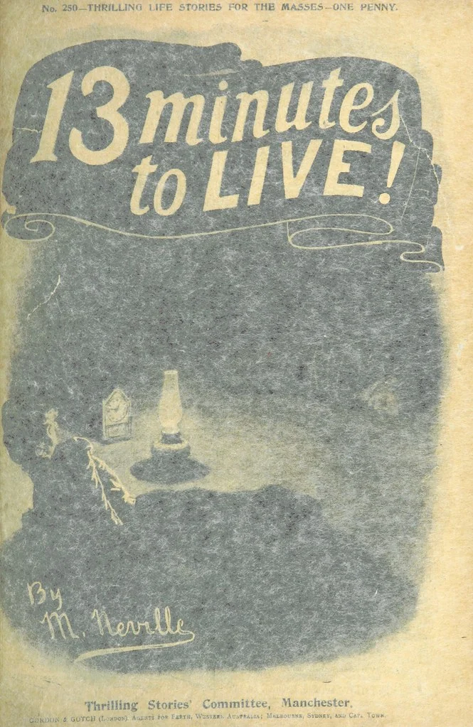 An illustration from Thrilling Life Stories for the Masses, 1892, leaf 407