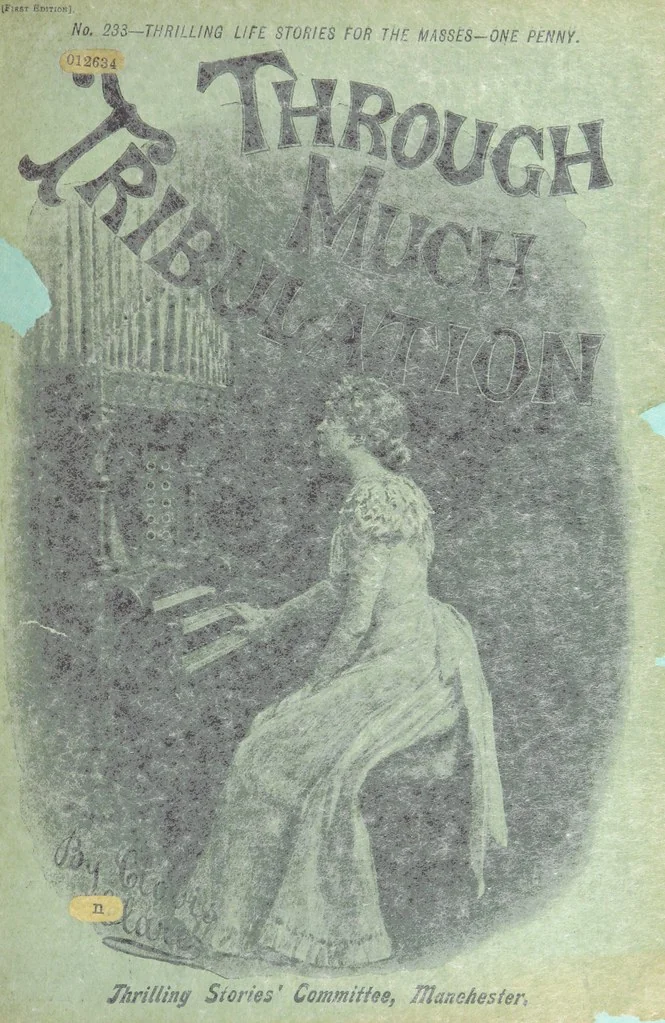 An illustration from Thrilling Life Stories for the Masses, 1892, leaf 67