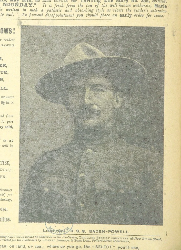 An illustration from Thrilling Life Stories for the Masses, 1892, leaf 104