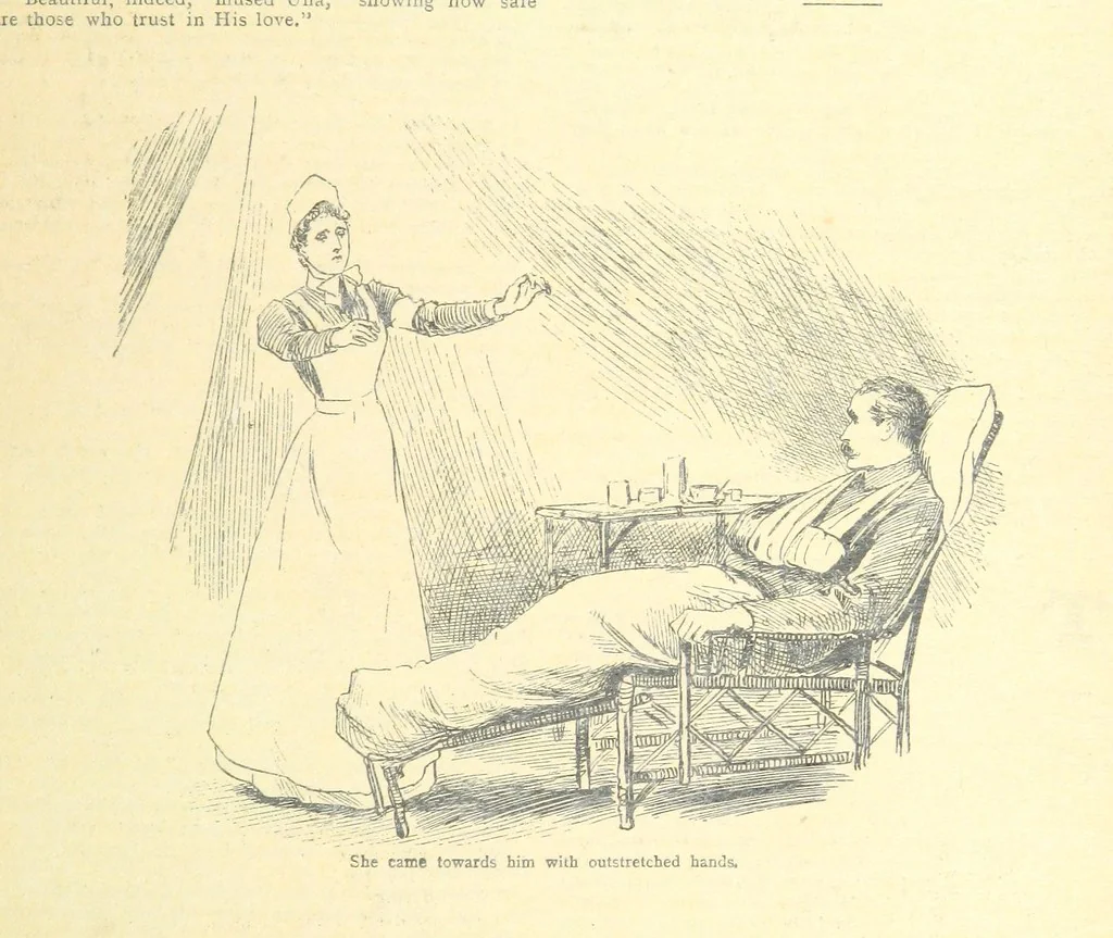 An illustration from Thrilling Life Stories for the Masses, 1892, leaf 157