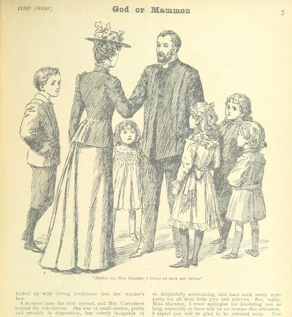 An illustration from Thrilling Life Stories for the Masses, 1892, leaf 333