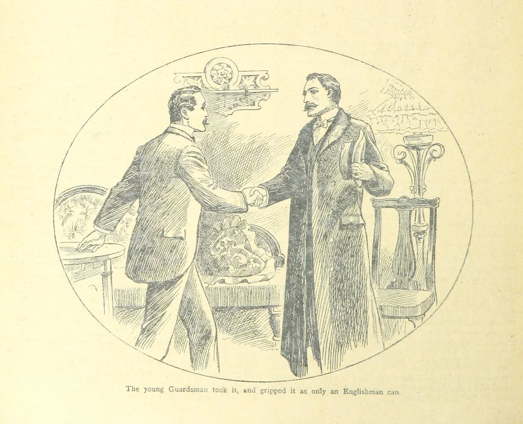 An illustration from Thrilling Life Stories for the Masses, 1892, leaf 356