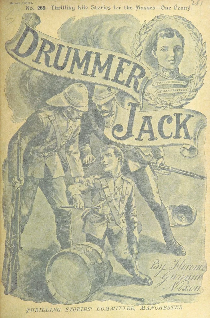 An illustration from Thrilling Life Stories for the Masses, 1892, leaf 367