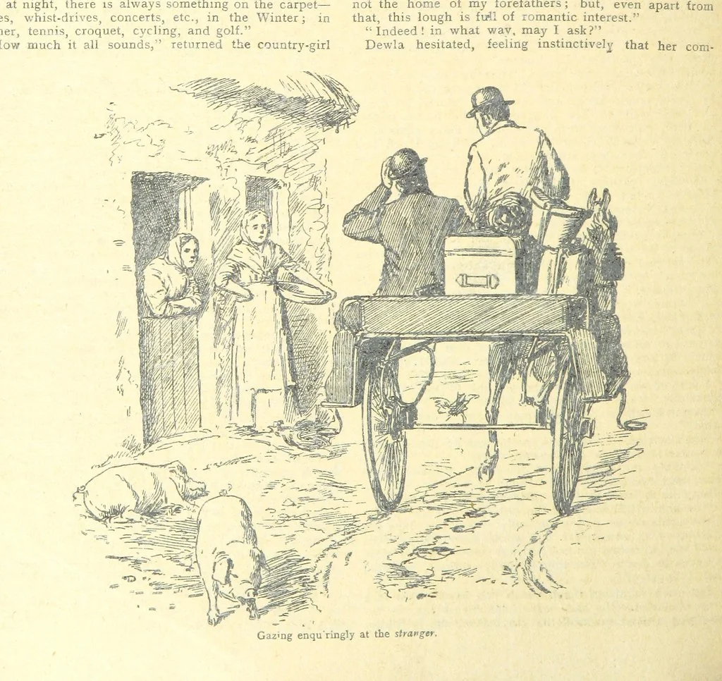 An illustration from Thrilling Life Stories for the Masses, 1892, leaf 396