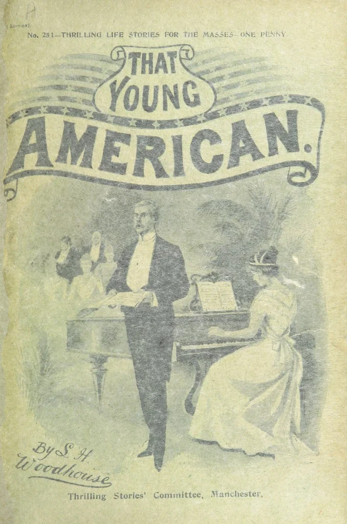 An illustration from Thrilling Life Stories for the Masses, 1892, leaf 7