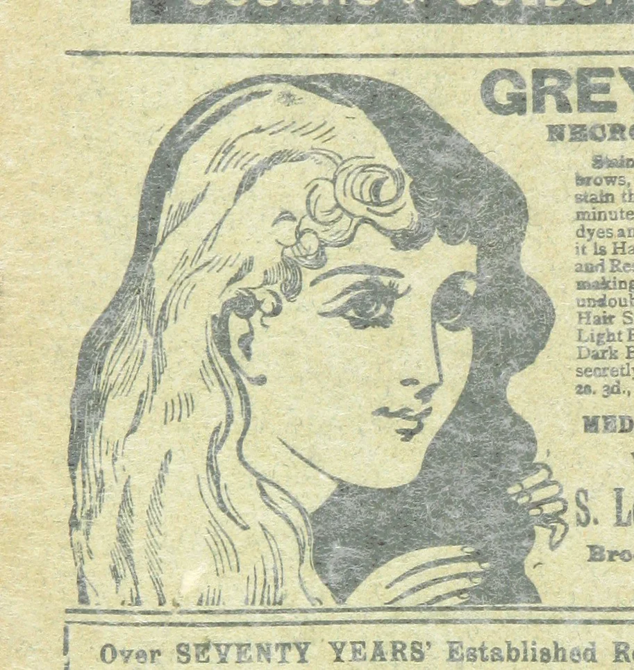 An illustration from Thrilling Life Stories for the Masses, 1892, leaf 8