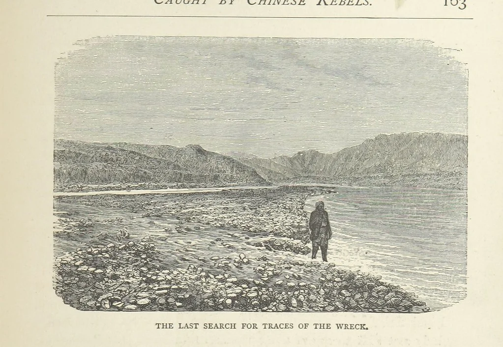 An illustration from The Log of the Fortuna: a cruise in Chinese Waters. Containing tales of adventure in foreign climes, by sea and by shore. [With illustrations, 1870, leaf 175