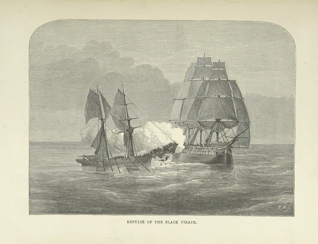 An illustration from The Log of the Fortuna: a cruise in Chinese Waters. Containing tales of adventure in foreign climes, by sea and by shore. [With illustrations, 1870, leaf 229