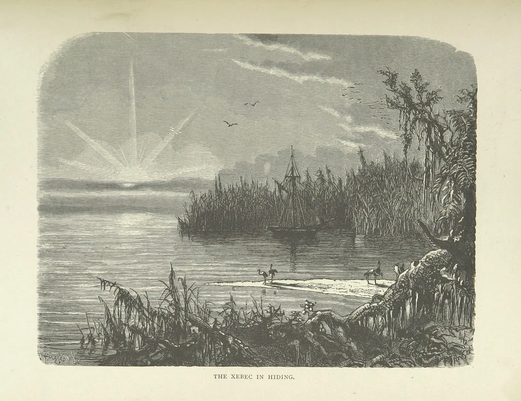 An illustration from The Log of the Fortuna: a cruise in Chinese Waters. Containing tales of adventure in foreign climes, by sea and by shore. [With illustrations, 1870, leaf 261
