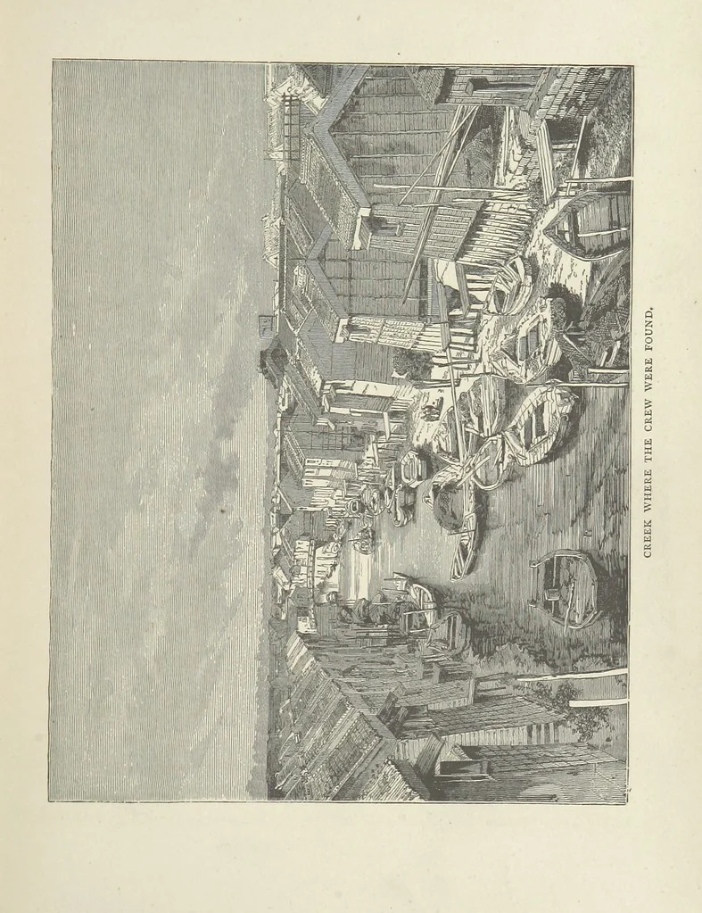 An illustration from The Log of the Fortuna: a cruise in Chinese Waters. Containing tales of adventure in foreign climes, by sea and by shore. [With illustrations, 1870, leaf 27