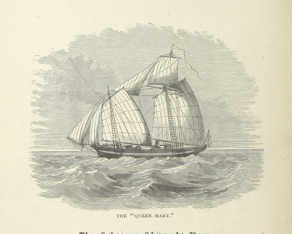 An illustration from The Log of the Fortuna: a cruise in Chinese Waters. Containing tales of adventure in foreign climes, by sea and by shore. [With illustrations, 1870, leaf 42