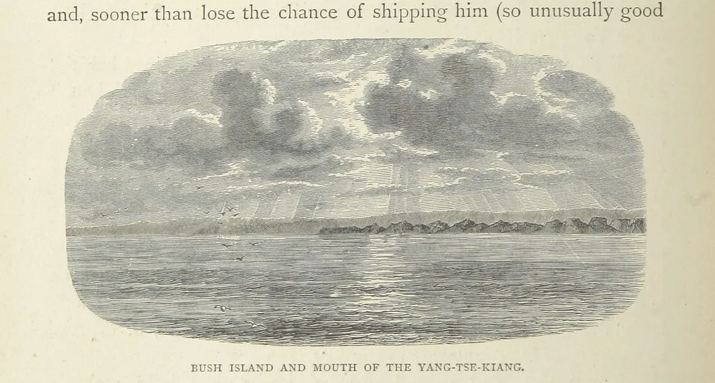 An illustration from The Log of the Fortuna: a cruise in Chinese Waters. Containing tales of adventure in foreign climes, by sea and by shore. [With illustrations, 1870, leaf 44