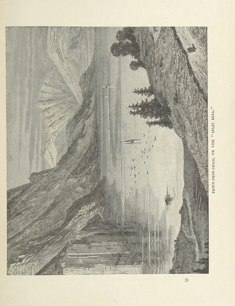 An illustration from The Log of the Fortuna: a cruise in Chinese Waters. Containing tales of adventure in foreign climes, by sea and by shore. [With illustrations, 1870, leaf 45