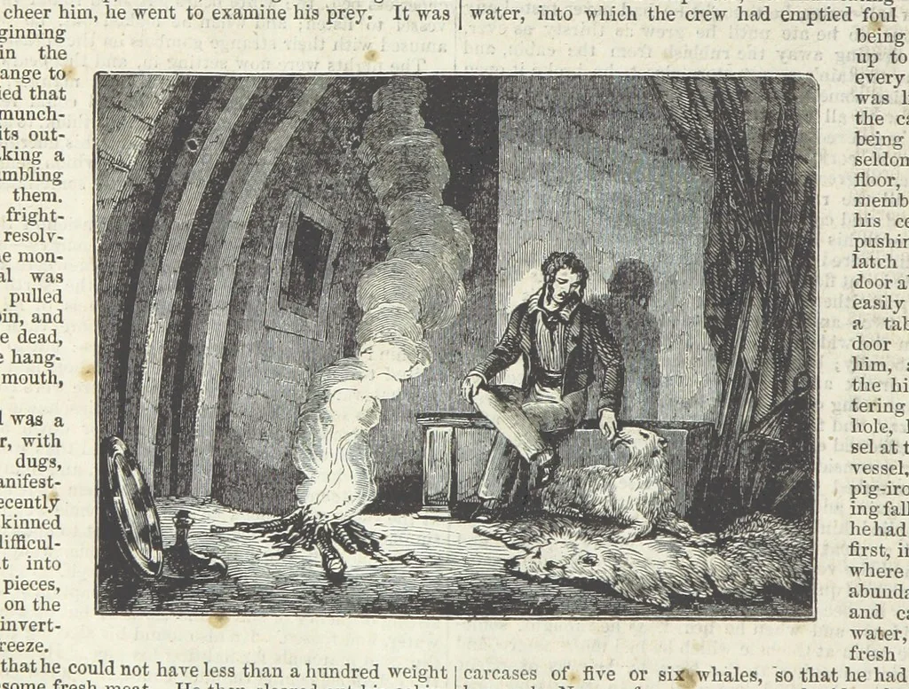 An illustration from Tales of Shipwrecks and Adventures at Sea: ... with celebrated voyages, amusing tales ... and ... anecdotes. Illustrated with ... engravings ... Edited by J. L. No. 1-59, 1846, leaf 116