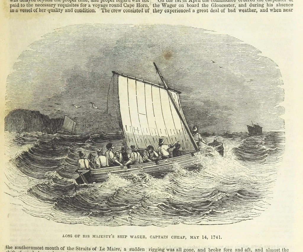 An illustration from Tales of Shipwrecks and Adventures at Sea: ... with celebrated voyages, amusing tales ... and ... anecdotes. Illustrated with ... engravings ... Edited by J. L. No. 1-59, 1846, leaf 161