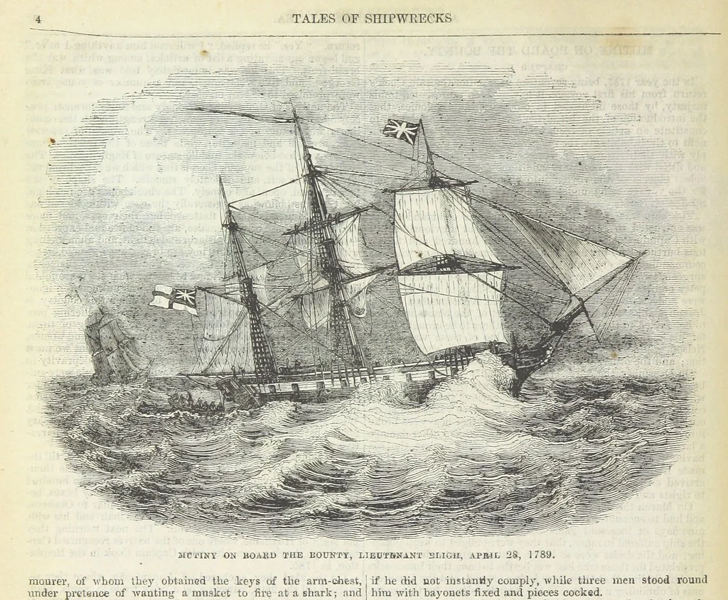An illustration from Tales of Shipwrecks and Adventures at Sea: ... with celebrated voyages, amusing tales ... and ... anecdotes. Illustrated with ... engravings ... Edited by J. L. No. 1-59, 1846, leaf 20