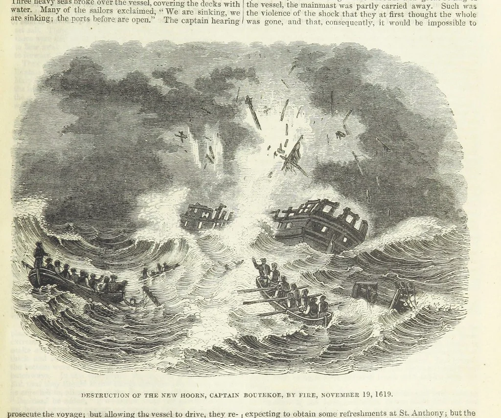 An illustration from Tales of Shipwrecks and Adventures at Sea: ... with celebrated voyages, amusing tales ... and ... anecdotes. Illustrated with ... engravings ... Edited by J. L. No. 1-59, 1846, leaf 289