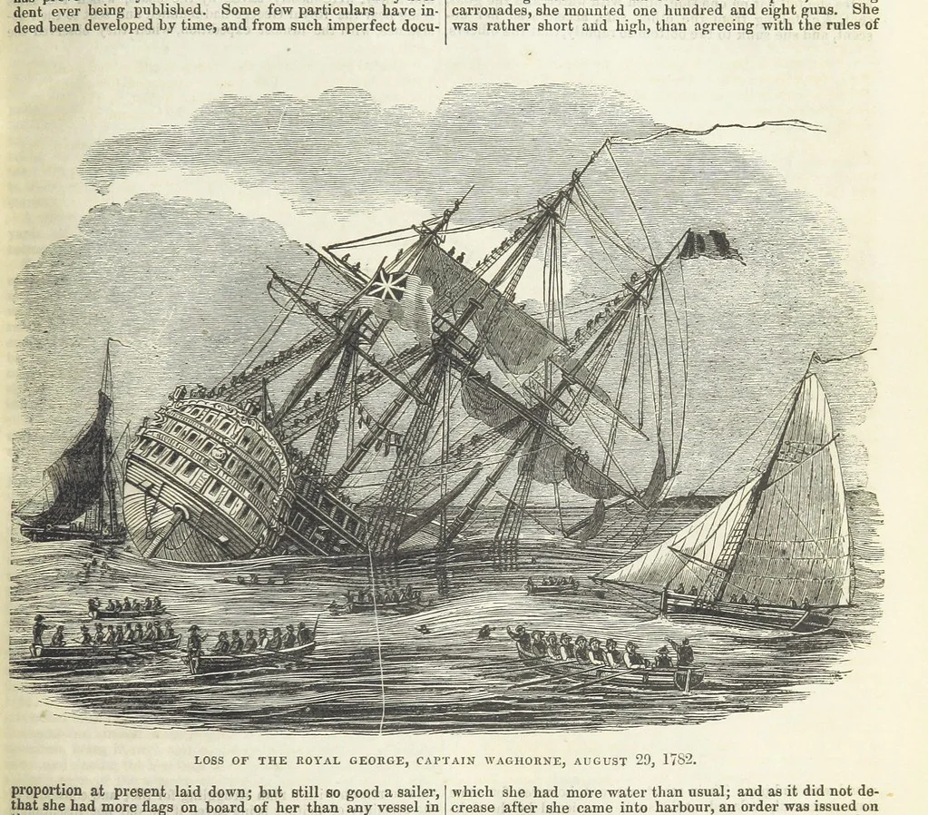 An illustration from Tales of Shipwrecks and Adventures at Sea: ... with celebrated voyages, amusing tales ... and ... anecdotes. Illustrated with ... engravings ... Edited by J. L. No. 1-59, 1846, leaf 305