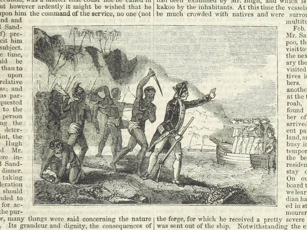 An illustration from Tales of Shipwrecks and Adventures at Sea: ... with celebrated voyages, amusing tales ... and ... anecdotes. Illustrated with ... engravings ... Edited by J. L. No. 1-59, 1846, leaf 325